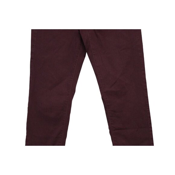 J Jill Boyfriend Jeans Size 10 Purple Stretch Denim Straight Leg Ankle Preppy - Picture 3 of 11